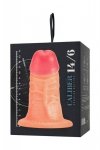 Realistic dildo Caliber 14/6 , PVC, flesh,  length 14cm, diameter 6cm