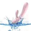 Wibrator- B -  Series, Silicone Vibrator Pink USB 10 Function / Heating