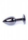 Plug-Jewellery Dark Silver PLUG- Black