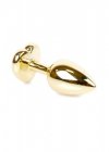 Plug-Jewellery Gold  Heart PLUG- Red