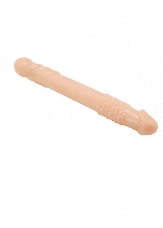 Dildo-PERFECT DOUBLE DONG. PREMIUM TPE MATERIAL.