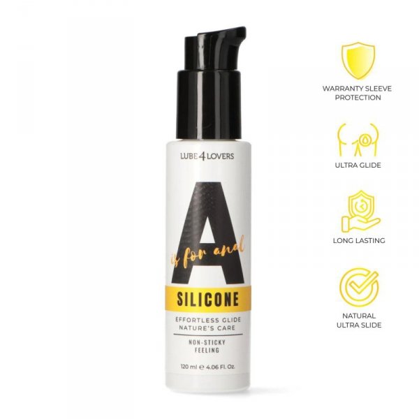 A is for Silicone – Professional Silicone-Based Anal Lubricant 120 ml