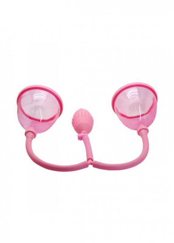 Pompka-4.5&quot;&quot;&quot;&quot;&quot;&quot;&quot;&quot; DUAL BREAST SUCTION CUPS.