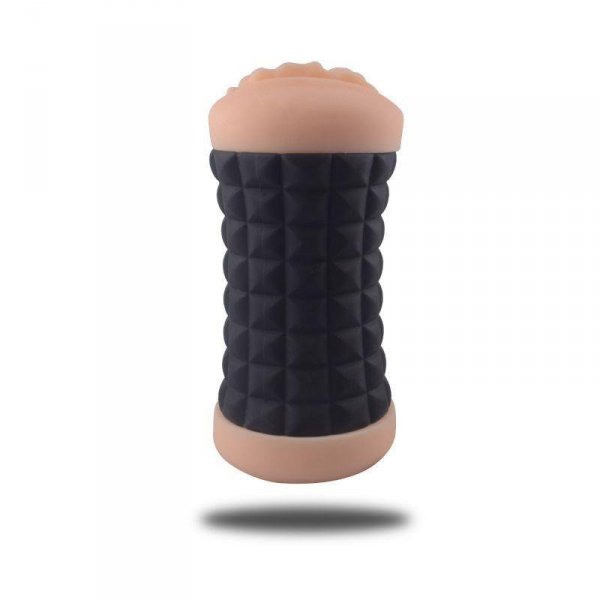 Masturbator- Doppio Masturbatore maschile vagina e ano Deep Black