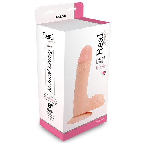 Wibrator-REALISTIC VIBRATOR REAL RAPTURE FLESH 8&quot;&quot;&quot;&quot;&quot;&quot;&quot;&quot;&quot;&quot;&quot;&quot;&quot;&q