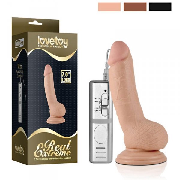 7&quot;&quot; Real Extreme Vibrating Dildo