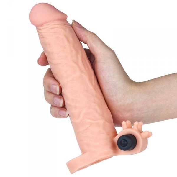 Add 2&quot; 
Vibrating Penis Sleeve