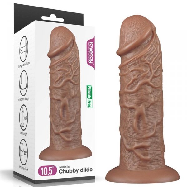 10.5&#039;&#039; Realistic Chubby Dildo