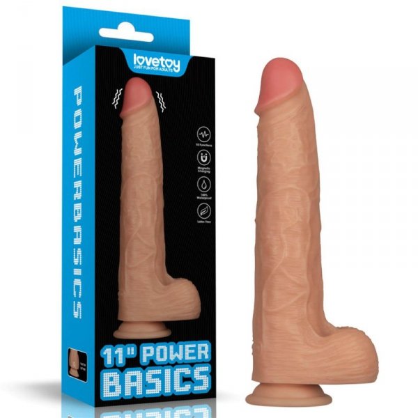 11&#039;&#039; Vibrating Power Basics Cock