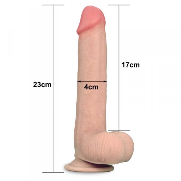 9&#039;&#039; Sliding Skin Dual Layer Dong