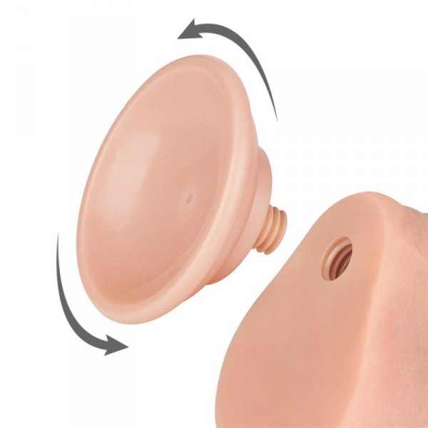 7&#039;&#039; Sliding Skin Dual Layer Dong Flesh