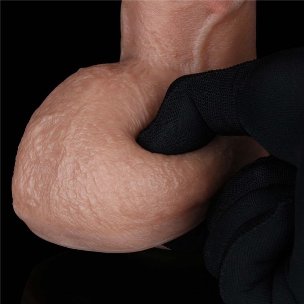 9&#039;&#039; Dual Layered Silicone Cock