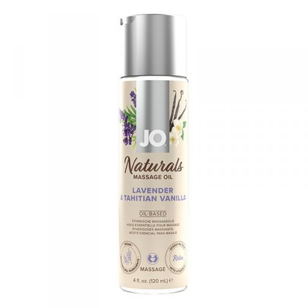 System JO - Naturals Massage Oil Lavender & Tahitian Vanilla 120 ml