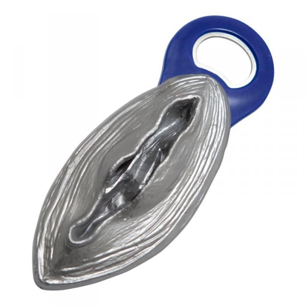 Kinky Pleasure - DS014 - Pussy Bottle Opener - Quirky and Fun Tool -Silver