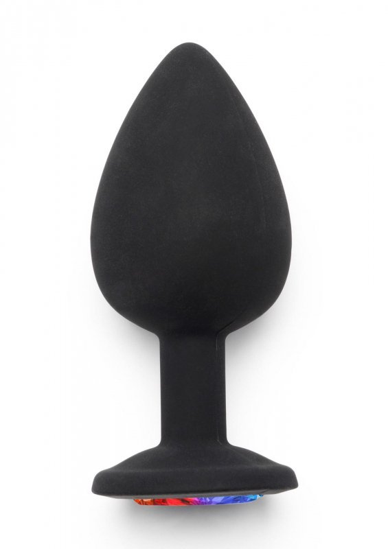 Rainbow Booty Jewel Large Black