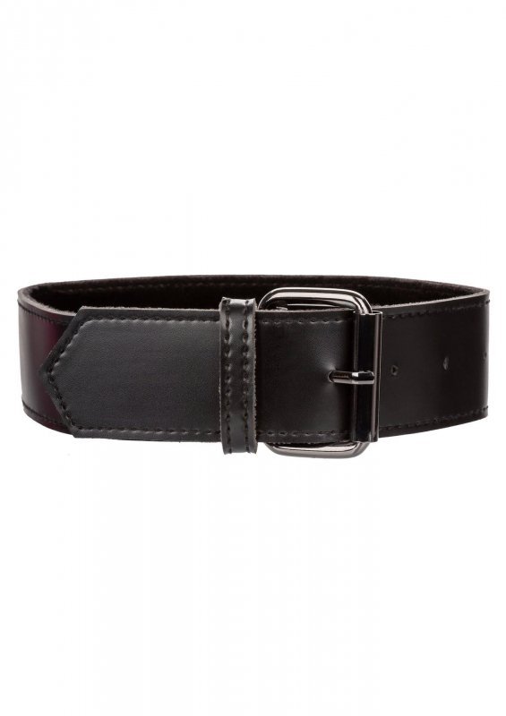 Collar With Chain Leash Black