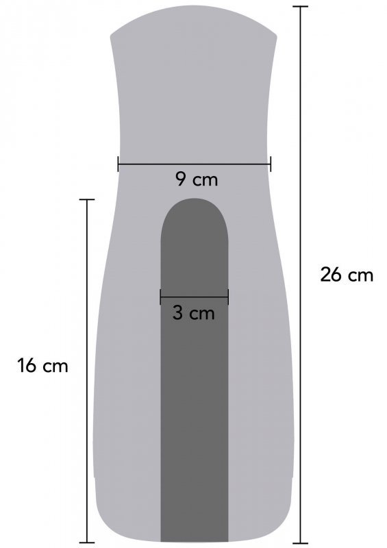 Masturbator Vibrating&Squeeze Black