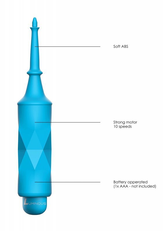Circe - ABS Bullet With Sleeve - 10-Speeds - Turqiose