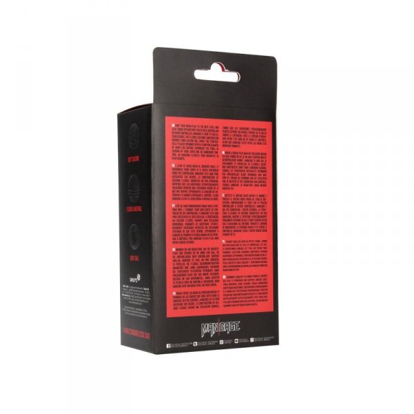 Model 28 - Ultra Soft Silicone Chastity Cage - Red