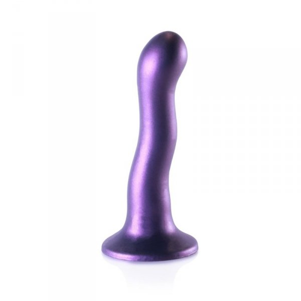 Ultra Soft Silicone Curvy G-Spot Dildo - 7&#039;&#039; / 17 cm