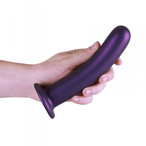 Smooth Silicone G-Spot Dildo - 7&#039;&#039; / 17 cm