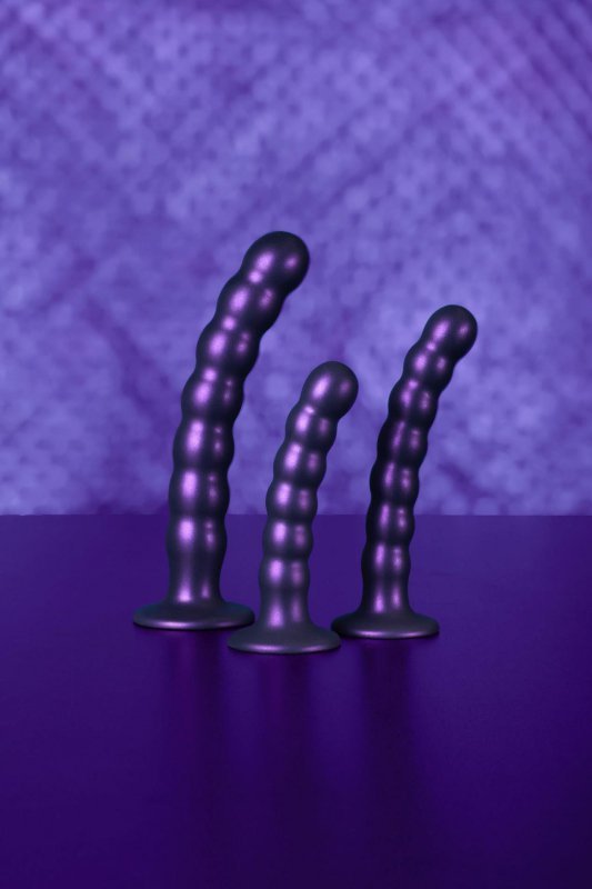 Beaded Silicone G-Spot Dildo - 5&#039;&#039; / 13 cm