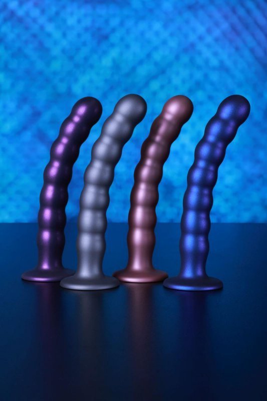 Beaded G-Spot Dildo - 8&#039;&#039; / 20,5 cm - Rose Gold