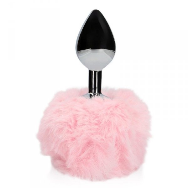 Bunny Tail with Metal Butt Plug