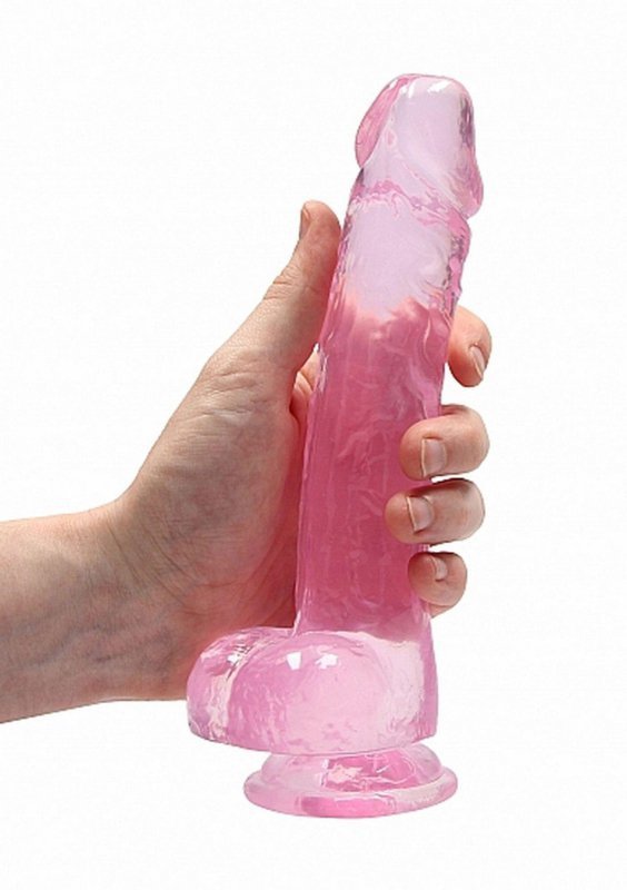 8&quot;&quot; / 20 cm Realistic Dildo With Balls - Pink