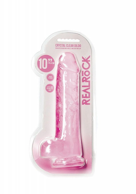 Realistic Dildo with Balls - 10&quot;&quot;&quot;&quot;/ 25,4 cm