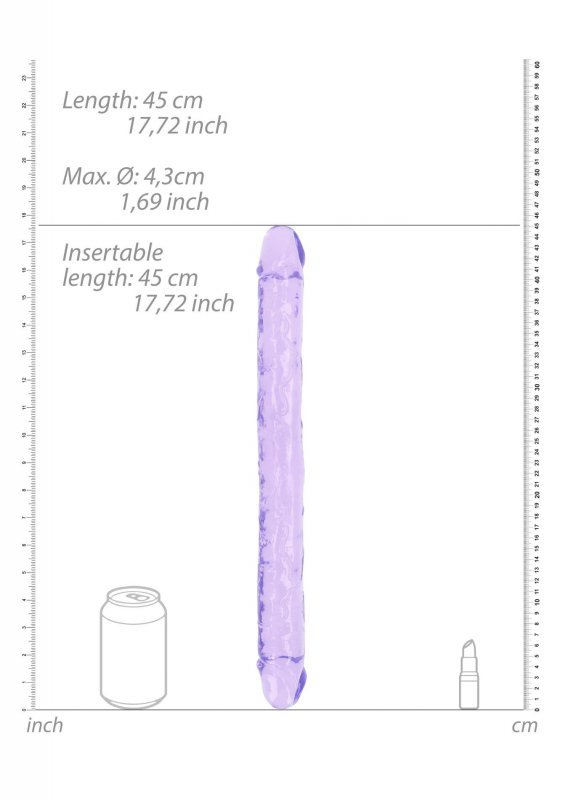Realistic Double Dong - 18&#039;&#039; / 45 cm