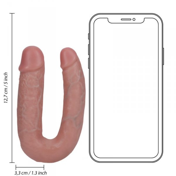 U Shaped Double Dildo 5”