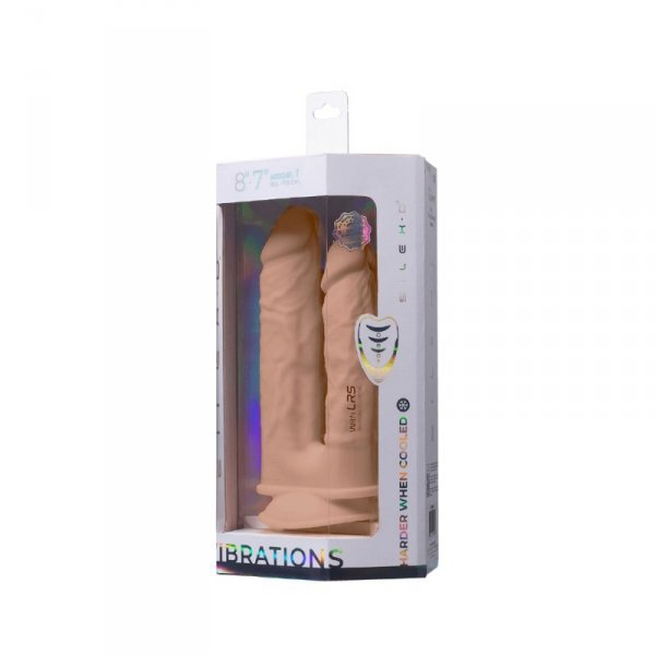 Dildo-SD.Model 1 (8&quot;&quot;&7&quot;&quot;) Flesh BOX Motor + LRS