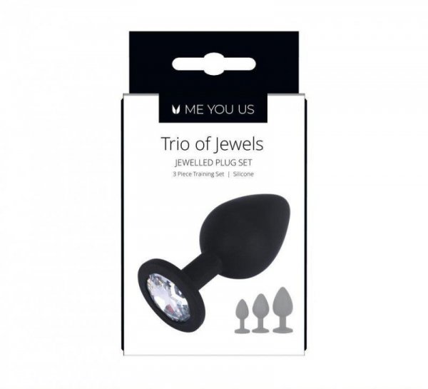 Me You Us Trio Of Jewels Black
