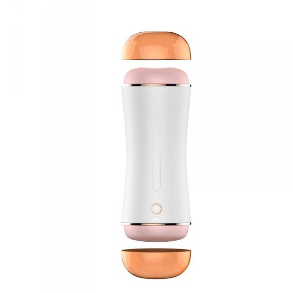Masturbator - B - Series - Vibrating Masturbation Cup USB 10 function + Interactive Function / Double Ends