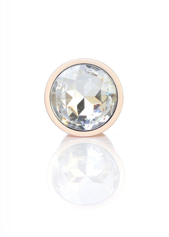 Plug-Jewellery Pearl Gold PLUG- Clear S