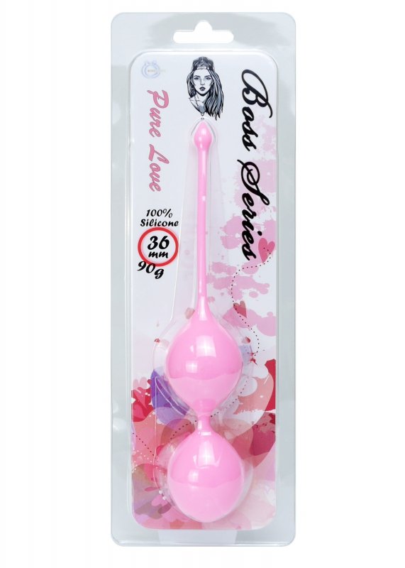 Silicone Kegel Balls 36mm 90g Pink - B - Series