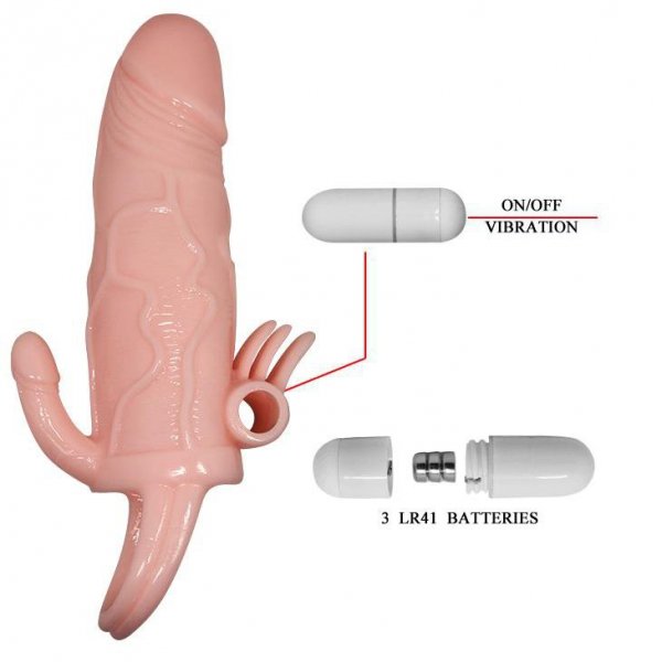 BAILE - BRAVE MAN SKIN 6,69&quot;&quot; MULTI-SPEED vibration