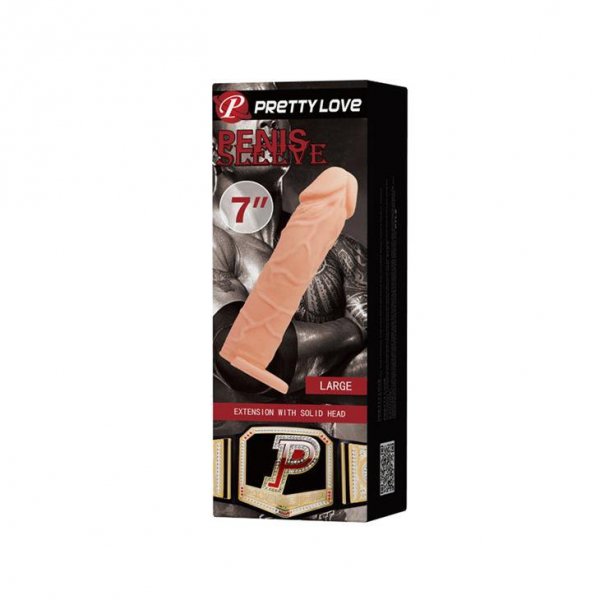 PRETTY LOVE - PENIS SLEEVE 7&quot;&quot; LARGE