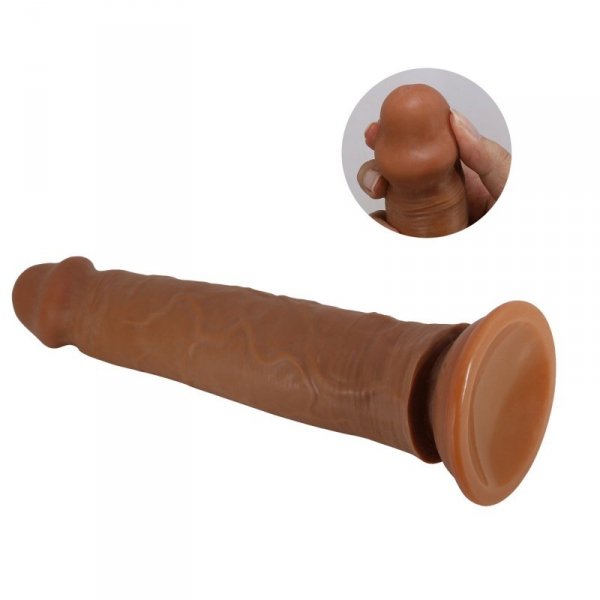 PRETTY LOVE - SHARIFE 10&quot;(254mm) Sliding Skin Series TPR, Suction base Bendable