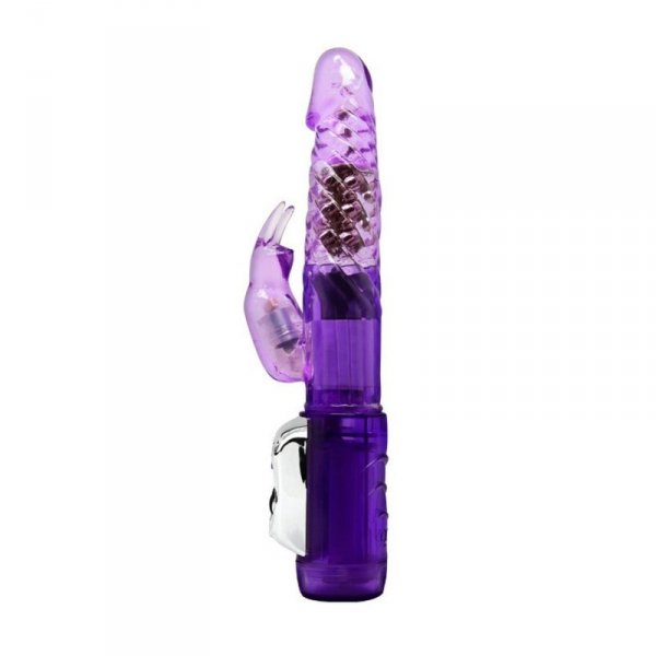 Multi-speed Vibration and Rotation whit pearls, Purple