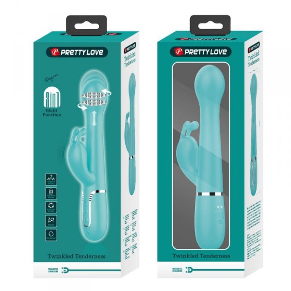 PRETTY LOVE - Dejon Twinkled Tenderness, 7 vibration functions 4 thrusting settings 4 rotation functions