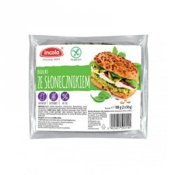BUŁKI ZE SŁONECZNIKIEM BEZGLUTENOWE (2 szt.) 100 g - INCOLA