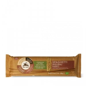MAKARON (Z PŁASKURKI RAZOWY) SPAGHETTI BIO 500 g - ALCE NERO
