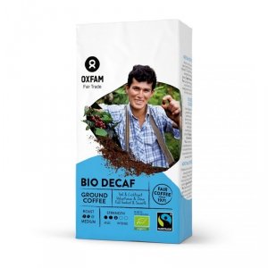 KAWA MIELONA BEZKOFEINOWA ARABICA/ROBUSTA FAIR TRADE BIO 250 g - OXFAM