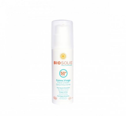 KREM PRZECIWSŁONECZNY DO TWARZY SPF 50+ ECO 50 ml - BIOSOLIS (PRODUKT SEZONOWY)