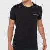 Emporio Armani t-shirt koszulka męska 2 sztuki czerwona i czarna