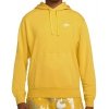 Nike komplet dresowy bawełniany męski spodnie bluza z kapturem żółty