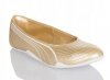 Buty balerinki Puma damskie złote skórzane