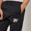  Nike Air komplet dresowy bawełniany męski spodnie bluza z kapturem czarny
